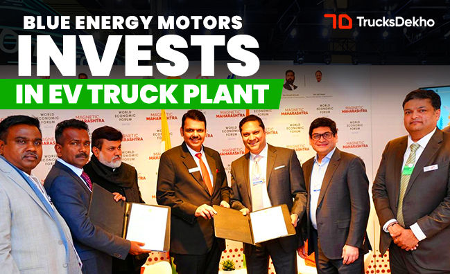 Blue Energy Motors Invests In EV Truck Plant | Trucks.cardekho.com