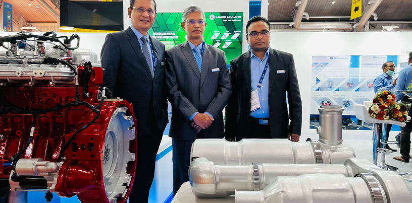 EXCON 2022: Ashok Leyland showcases all-new H series, CNG engine ...