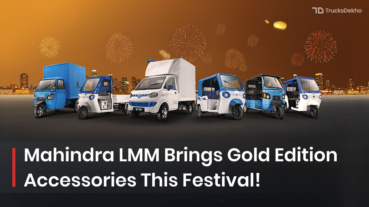 Lmm Background Mahindra LMM Brings Gold Edition Accessories This Festival | Trucks ...