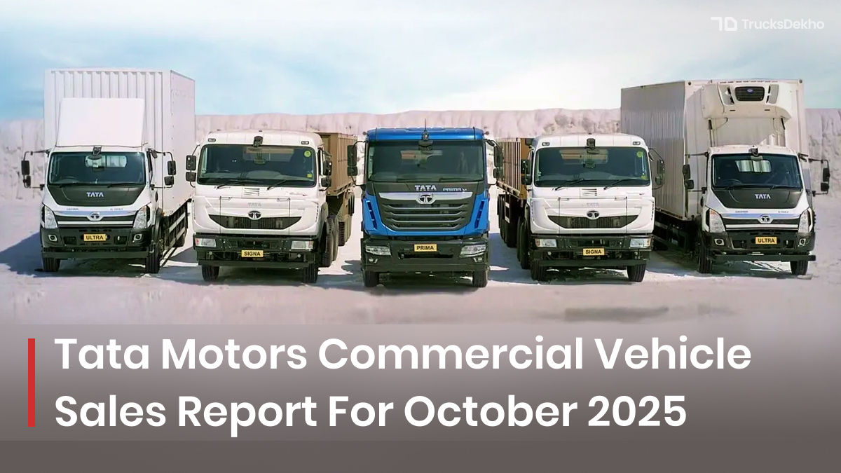 Tata Motors Commercial Vehicle Sales Report For October 2025 | Trucks ...