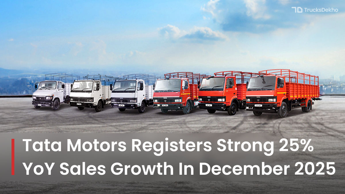 Tata Motors Commercial Vehicle Sales Report For December 2025 | Trucks ...