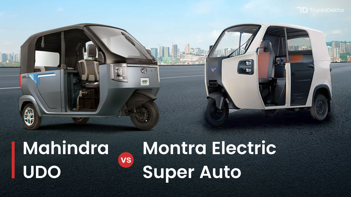 Comparison: Mahindra UDO Vs Montra Electric Super Auto | Trucks ...