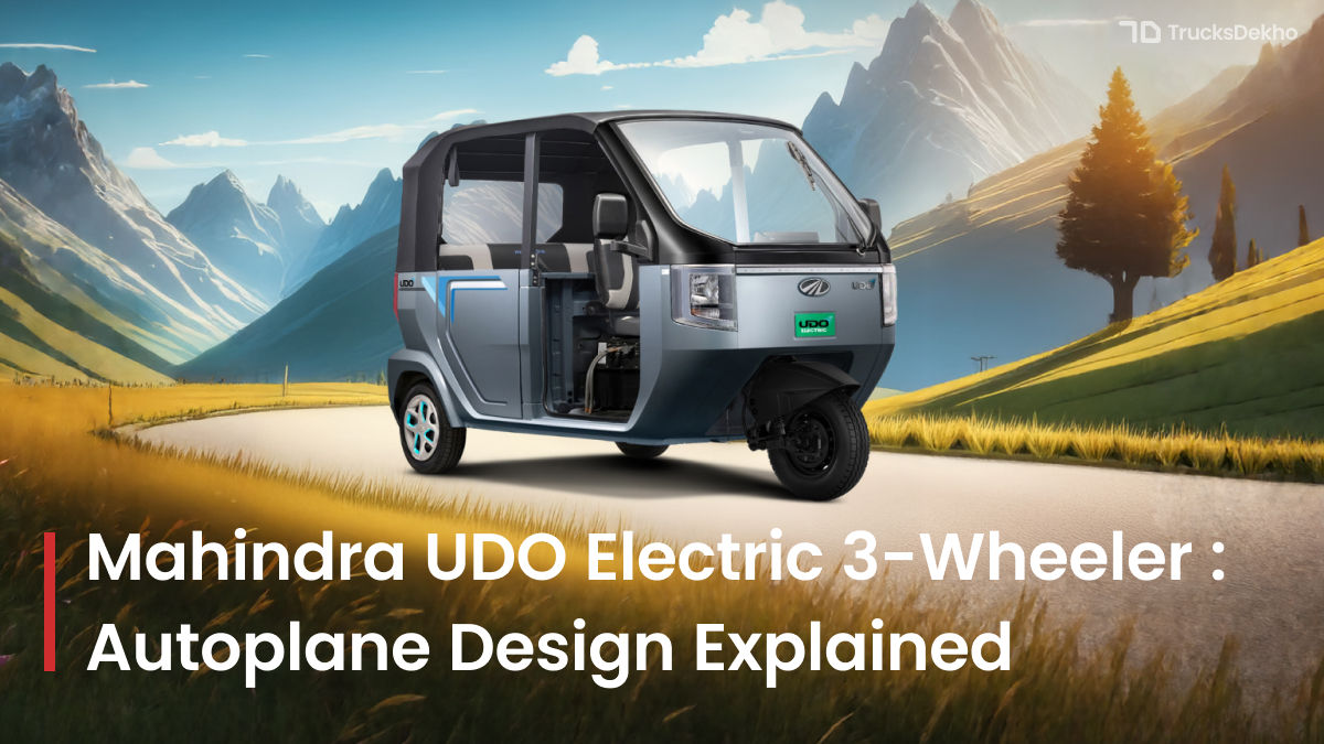 Mahindra UDO Electric Three-Wheeler: Autoplane Design Explained ...
